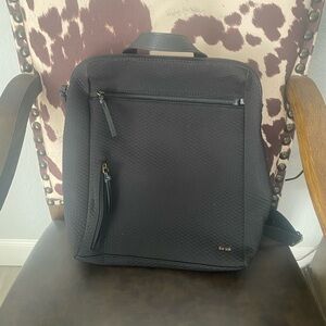 The Sak Black Textured women Backpack